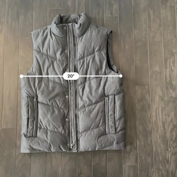 Grey Banana Republic Medium Padded Vest Jacket - Picture 7 of 11